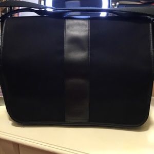 Black Coach Laptop Bag /Briefcase / Messenger Bag